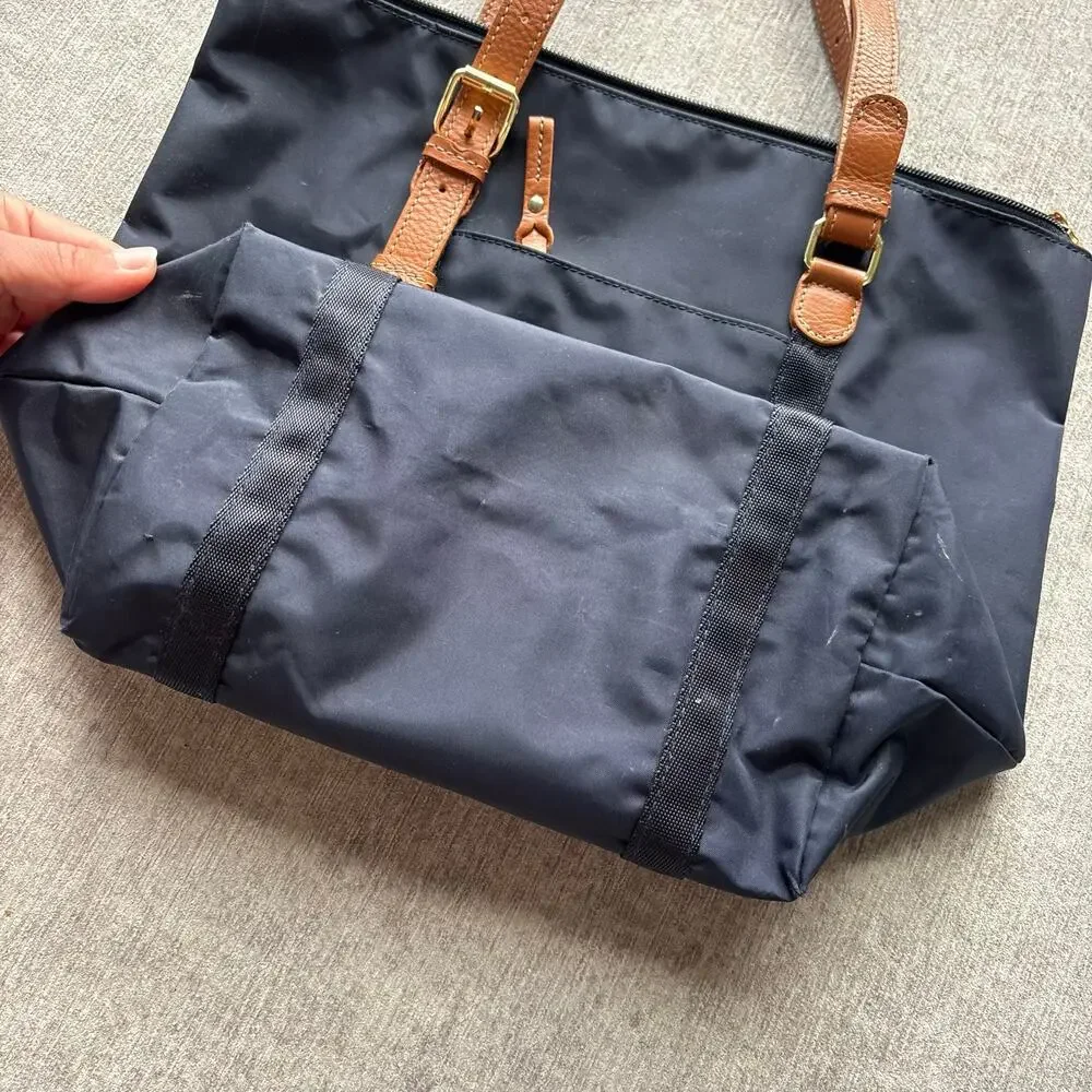 Brics Navy Nylon Tote Bag - Picture 3 of 6